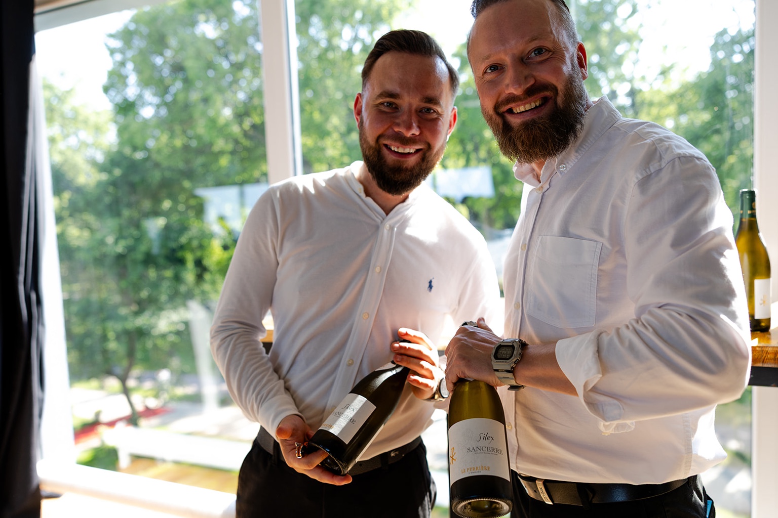 Daniel Kotowicz on the left and Mieszko Bobrowski on the right